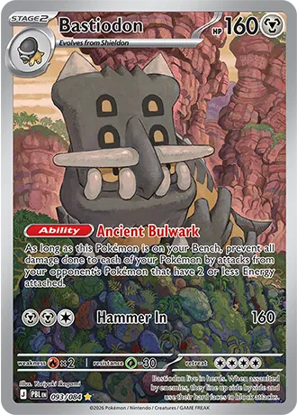 Bastiodon - Pitch Black - #093/084 - Near Mint