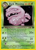 Dark Weezing (14) - Team Rocket - #14 - Moderately Played