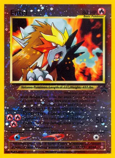 Entei - WoTC Promo - #34/53 - Lightly Played