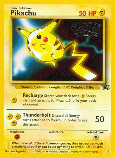Pikachu (Movie Promo) - WoTC Promo - #04/53 - Lightly Played