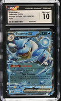 Blastoise ex CGC 10 Gem Mint - Scarlet & Violet 151 009/165 Holo